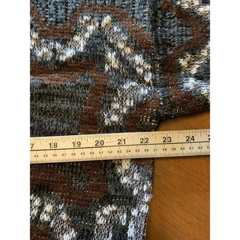 Jonathan Bryan by Jack Fraser Grandpa Sweater L  Abstract Pattern 90s CA07097 - Picture 11 of 13